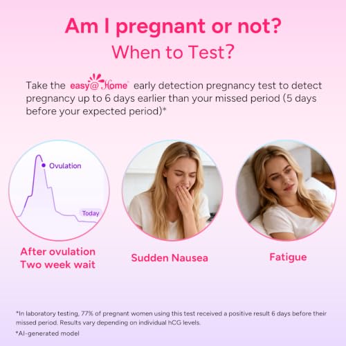 easy@Home Early Pregnancy Tests: 6 Days Before Missed Period*