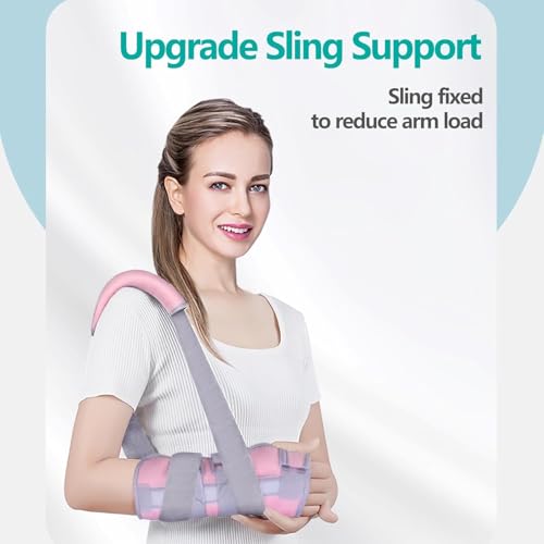 Wrist Brace for Carpal Tunnel Night Support, Adjustable Wrist Support with Left Hand, Carpal Tunnel Relief Wrists Splint for Work, Hand Brace for Men and Women(Left-Pink) Pink
