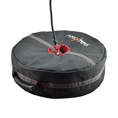MaxxMMA Double End Heavy Bag Anchor (Unfilled) Core Training Tool Weight Bag Multifunctional 3-in-1 - Punching Boxing MMA Workout Fitness