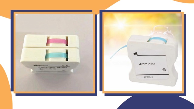Healifty Dental Sanding Strips 2 Boxes 472.44 in Abrasive Strips for Precision Finishing Interproximal Polishing Deep Cleaning Professional Dental Supplies