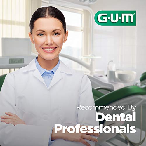 GUM - 614PQA Proxabrush Go-Betweens Wide Interdental Brush Refills, Item 614 Professional Samples, 2 Refills per Pack, 18 Packs