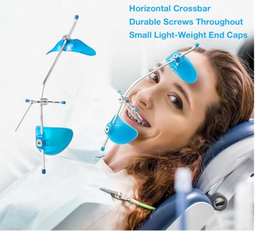 Sino Dental Orthodontic Multi-Adjustable Face Mask High-Pull Reverse Facemask (Blue)