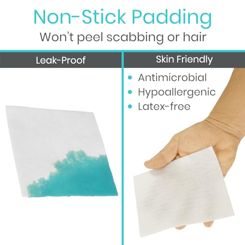 ViveCare Silver Calcium Alginate Wound Dressing (10 Pack)- Sterile 2x2 2x2 (10 Pack)
