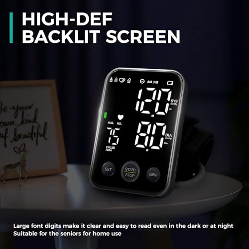 Oklar FDA Cleared Blood Pressure Monitor Upper Arm BP Machine for Home Use