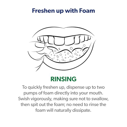 EverSmile FreshDent Denture and Partial Denture Cleaner + Teeth Whitening Spray and Foam– Travel Size Alternative to Cleaning Tablets That Eliminates Bacteria and Fights Bad Breath – 50ml + 10ml (2pk)