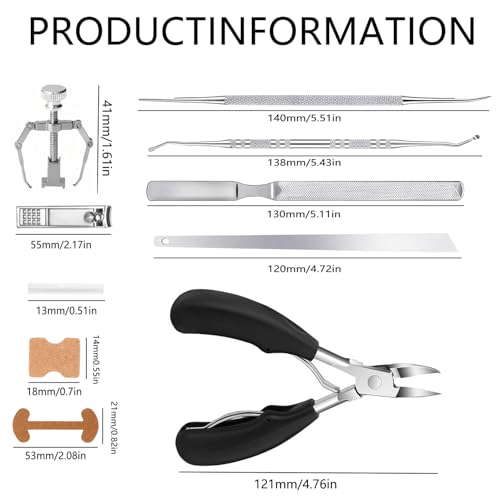 Professional Ingrown Toenail Correction Kit, Pedicure Care Tools