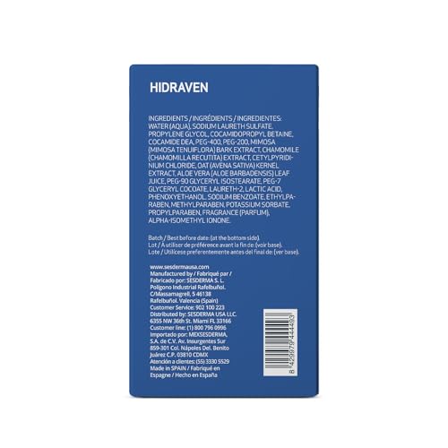 Sesderma HIDRAVEN Foamy Soap-Free Cream, Gentle Face Wash, 10.14 fl oz