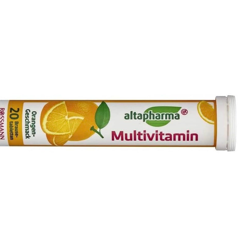 FVLFIL Altapharma Dissolvable Multivitamins Tablets: Orange Flavor Made in Germany