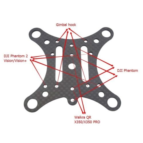 Anti-Vibration Set for Gopro Hero DJI Phantom 2 Vision Plus Walkera Qr X350 PRO - BeesActive Australia