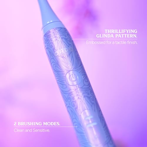 ORDO x Wicked Sonic Lite Electric Toothbrush | Rechargeable Sonic Toothbrush for Adults & Teens with USB-C Charging, 2 Modes & Travel Cap, Glinda Upland