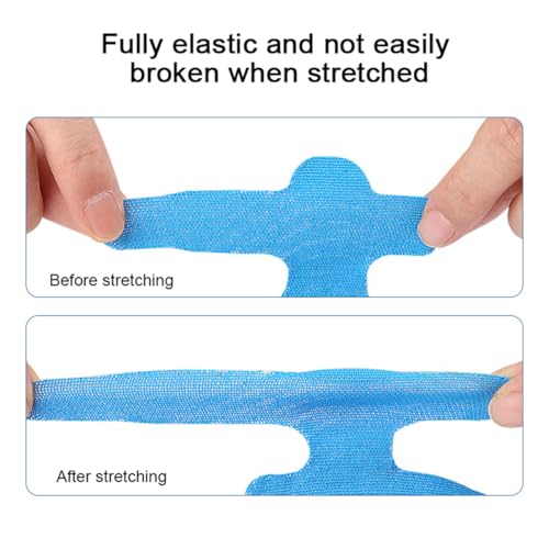 Athletic Finger Splint Tapes, 20 PCS Adhesive Double Finger Buddy Wraps Athletic Tapes, Elastic Precut Kinesiology Tape, for Broken, Jammed, Swollen Finger or Dislocated Joint, Splints Brace