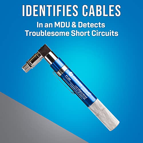 Jonard Tools PT-300 Voltage Protected Coax Cable Wire Tracer 5 inches Voltage Protected Tester & Toner