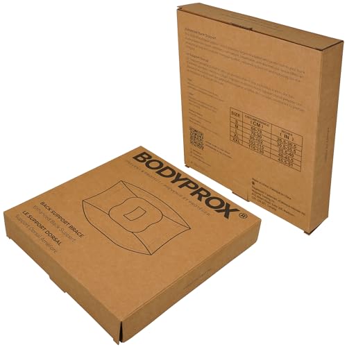 Bodyprox Breathable Back Brace, Back Support Brace for Men and Women. Medium