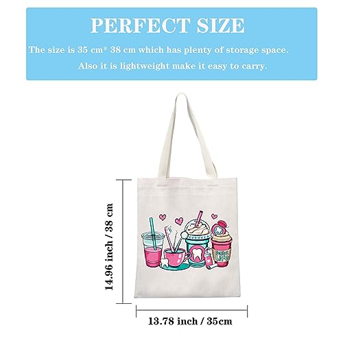 GJTIM Cosmetic Bag for Nurses & Hygienists - Dental Assistant Gift with Zipper Pouch Dental Life Tote