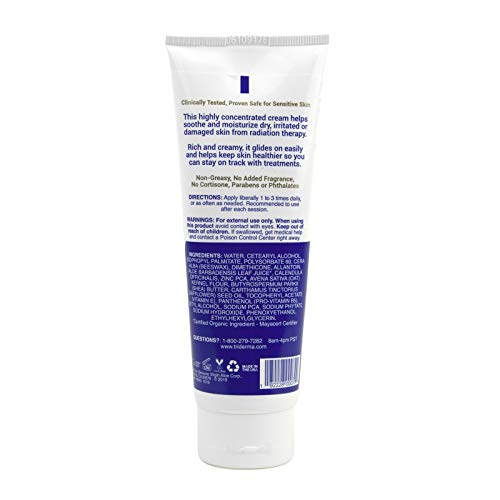 TriDerma Radia-Soothe Skin Relief Radiation Cream, FSA Eligible Helps Relieve Radiation Burn, Radiodermatitis and other Skin Damaging Side Effects from Radiation Therapy, Fragrance Free, 4 oz tube - BeesActive Australia