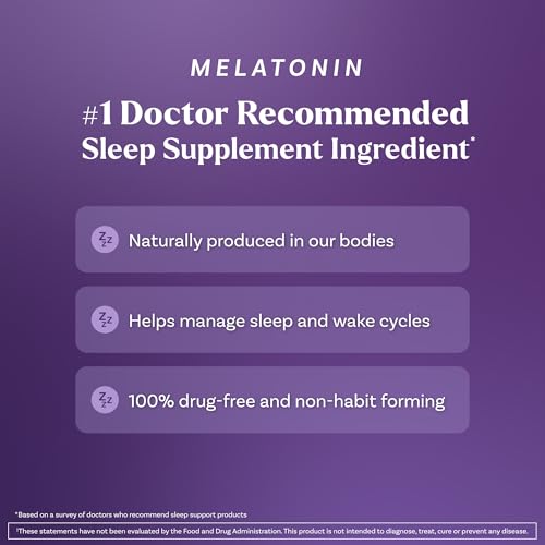 Natrol Melatonin 1 mg Tablets, Nighttime Sleep Aids for Adults, 180 Tablets