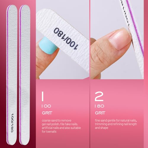 FANDAMEI Nail Care Kit for Women, Cuticle Remover Tools with Cuticle Softener, Scented Oil, Nail Strengthener and Growth Pink Polish, Manicure kit Cuticle Tools Nippers, Pushers, Nail File for Prep