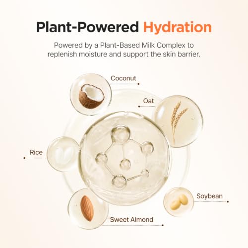 ISNTREE Yam Root Vegan Milk Cleanser | Korean Facial Cleanser with Yam Root | Hydrating Milky Cleanser for Sensitive Skin, Gentle & Creamy, 7.43 fl oz