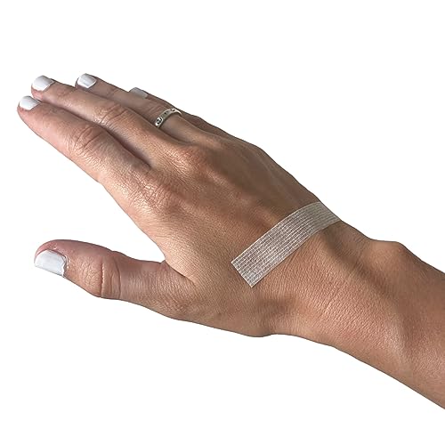 Rescue Essesntials - 3M Steri-Strip Reinforced Skin Closures (1/2 in x 4 in) - 12 Count (2 Packages of 6)