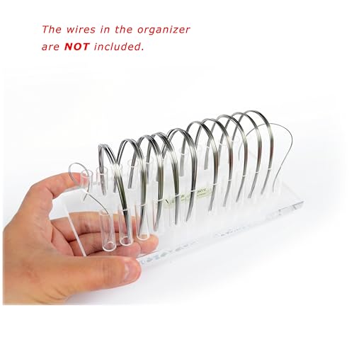 J&J Ortho Orthodontic Arch Wire Rack Holder Organizer Box (Wire Rack - A (12-size Slots)) Wire Rack - A (12-size Slots)