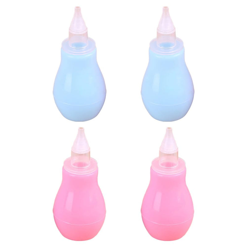 ibasenice 4-Pack with Soft Spout for Mucus Removal and Congestion Relief Portable Cleaner for Newborns and Infants