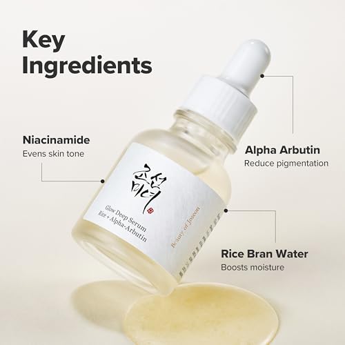 Beauty of Joseon Glow Deep Serum Rice Alpha-Arbutin Niacinamide Moisturizing Uneven Skin Tone Daily Korean Skin Care, 60ml, 2 Fl.Oz 2 Fl Oz (Pack of 1)