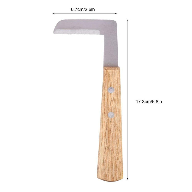 Yosoo Hoof Knife Straight Blade Left Right Handed Trimming Tool Horse Equipment for Cattle Horse Use - BeesActive Australia