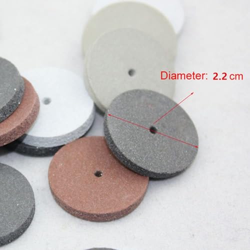 100Pcs/Box Dental Silicone Rubber Polishing Grinding Wheels (Ultra Fine) Ultra Fine