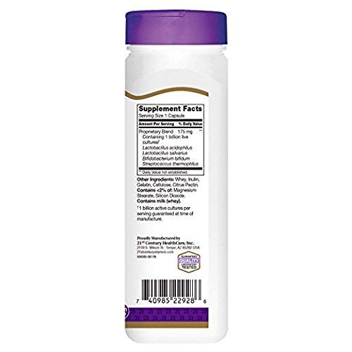 21st Century Acidophilus Probiotic Blend Capsules, 150-Count (Pack of 2)