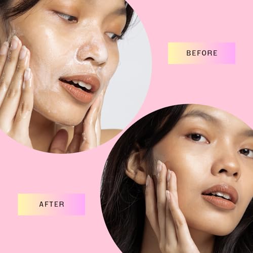 Japanese Powder Face Wash 0.4g 32pcs 1pack - Gentle Exfoliating Enzyme Cleanser for Smooth, Even skin tone - Travel-Friendly & Hygienic - Moisturizing Rice Powder Cleanser - Pink Pink 0.4g 32pcs 1