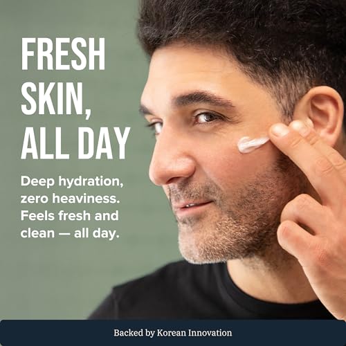 Cardon | Anti-Aging Face Moisturizer for Men | Korean Skincare Facial Lotion | Hydro Boost Gel | Healing Cactus Extract, Reduce Wrinkles, Repair Acne Scars | Ultra Light Face Cream (1 CT) Anti Aging Moisturizer 1.7 Fl Oz (Pack of 1)