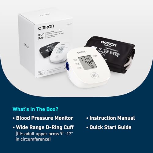OMRON Iron Blood Pressure Monitor & Upper Arm Blood Pressure Cuff