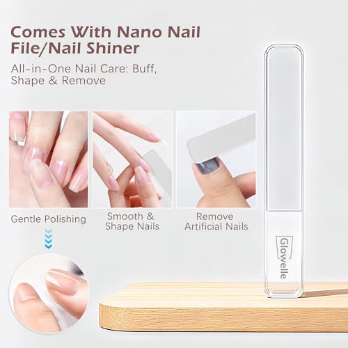 Glowelle Electric Foot Callus Remover, Electric Callus Remover for Foot, Rechargeable Portable Pedicure Tool Kit, Smooth Foot File Tools for Dead Hard Cracked Dry Skin, Foot Care for Women,Men Gift Pink