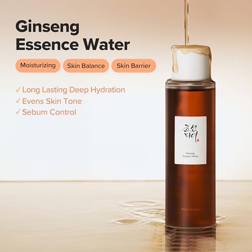 Beauty of Joseon Ginseng Essence Water Hydrating Face Toner for Dry, Dull Skin. Korean Moisturizing Skin Care for Men and Women 150ml, 5.07 fl.oz. 5 Fl Oz (Pack of 1)