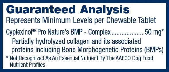 ZyCal Ostinol Advanced K-9 Joint Supplement for Dogs – Bioactive Protein Complex with Cyplexinol® Pro 50mg | Bone & Joint Dog Supplement | 90 Chewable Bone-Shaped Tablets