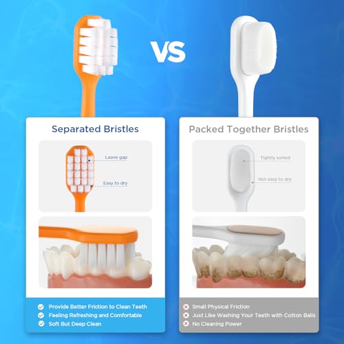 Extra Soft Toothbrush, and Wider Aluminum Toothbrush Case