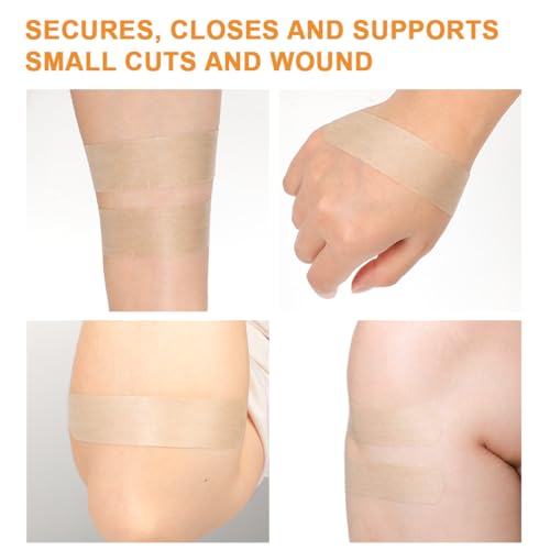Skin Wound Closure Strips Breathable Sterilie Wounds Closure Bandage 30 Plasters 21x100mm Stitch Free Laceration Repair Tape