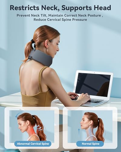 Neck Brace for Sleeping, for Relief Neck Pain and Provide Neck Support
