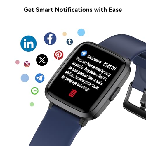 Fitness Tracker Watch with Heart Rate, Activity Tracker, Pedometer Watch