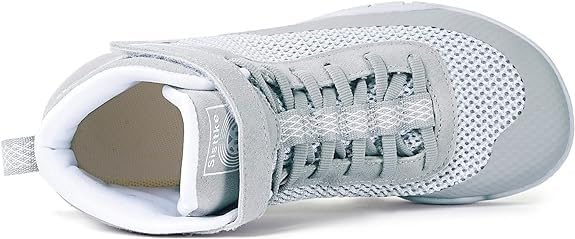 Womens Wrestling Shoes Boxing Shoes Zero Drop Sole 5.5 Wide Light Grey - BeesActive Australia