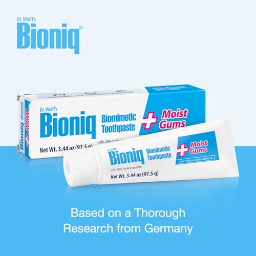 Bioniq Plus Moist Gums 20% Hydroxyapatite Toothpaste 3.44 Ounce (Pack of 3)