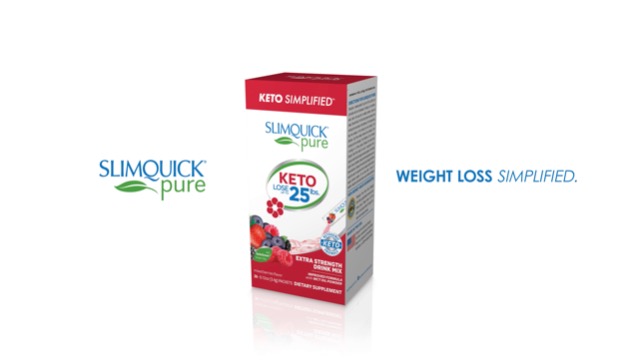 SlimQuick Pure 3X Extra Strength Drink Mix for Women, Achieve Weight Goals Mixed Berries