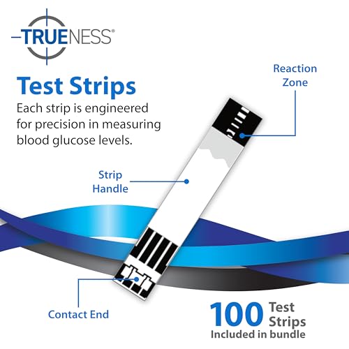 TRUENESS Blood Glucose Meter Kit with Testing Supplies Blood Glucose Meter Bundle