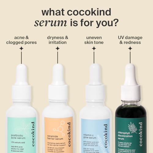 Cocokind Ceramide Barrier Serum, More Hydrating Than Hyaluronic Acid, Serum to Reduce Dryness, All Skin Types including Sensitive Skin, Fragrance Free, Cruelty Free, 1 fl oz 1 Fl Oz (Pack of 1)