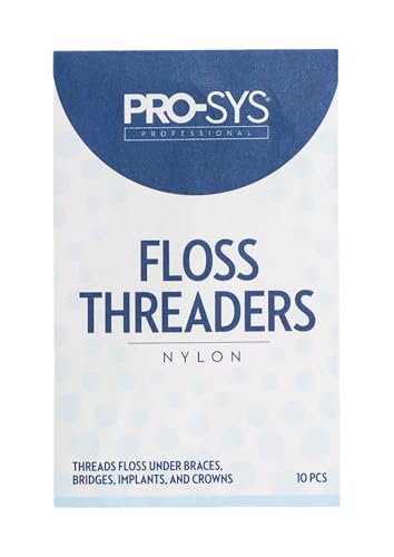 PRO-SYS Dental Floss Threaders, 1000 Count (100 envelopes with 10 threaders Each)
