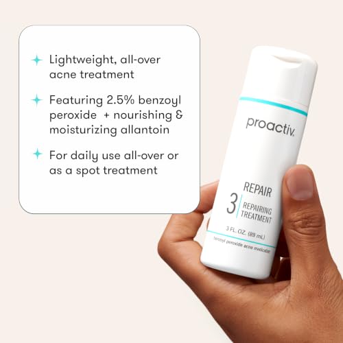 Proactiv Repair Acne Treatment Benzoyl Peroxide Spot Treatment and Repairing Serum Clear, 3 Fl Oz