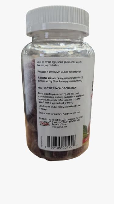 YUM-V'S Biotin Gummies – High Potency Biotin Vitamins 10,000 mcg – Natural Raspberry Flavor Hair Vitamins – Kosher Hair Skin and Nails Gummies (100 Count) (Pack of 2) 1 Count (Pack of 2)
