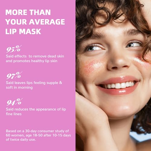 ANRCOLLECT Face and Lip Skincare Set with Clay Mask Set(4 Pack) and 1 Lip Care Kit(2 Lip Scrub and 2 Lip Mask)