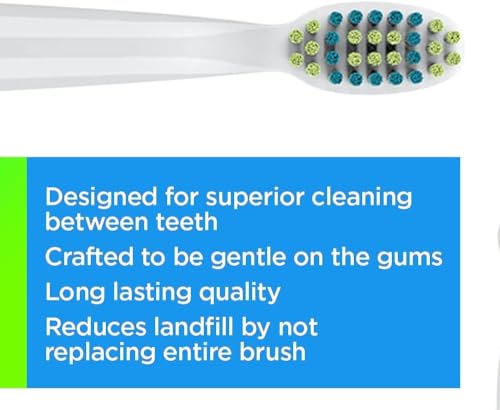 Voom Sonic – Pro 3/Pro 5 Replacement Heads | Pack of 6 Replacement Brushes | Advanced Bristle Technology| Soft DuPont Nylon Bristles | Oral Care 6 Count (Pack of 1)
