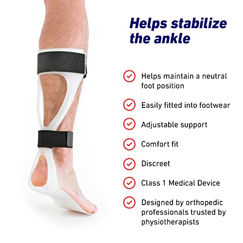 Neo-G Drop Foot Braces - AFO Foot Drop Brace for Nerve Injury, Foot position, Relieve Pressure, Ankle & Drop Foot Orthosis - Class 1 Medical Device - M - Left Unisex MEDIUM-LEFT